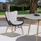 Armen Living Fanny Outdoor Patio Dining Chair in Light Eucalyptus Wood and Charcoal Rope 840254335967 - alternate 4